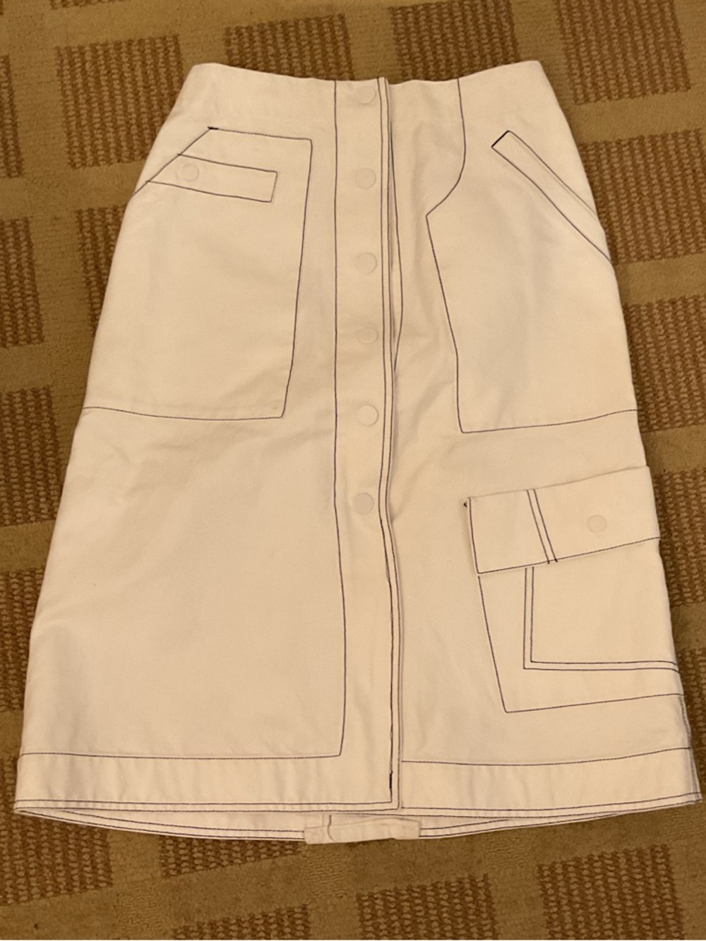 3.1 Phillip Lim White Midi Skirt. Size 2